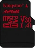 Карта памяти Kingston Canvas React SDCR/32GBSP microSDHC 32GB