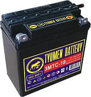 Мотоциклетный аккумулятор Tyumen Battery Лидер 3МТС-18 (18 А·ч)
