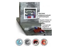 Теплоизоляция для труб ENERGOFLEX SUPER PROTECT красная 18/4-11м (EFXT0180411SUPRK)