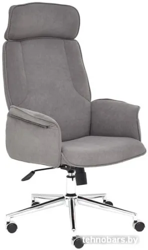 Кресло TetChair Charm (флок, серый) фото 3