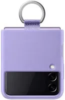 Чехол для телефона Samsung Silicone Cover with Ring для Samsung Galaxy Z Flip3 (лавандовый)