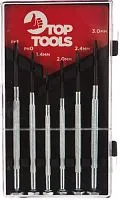 Набор отверток прецизионных TopTools 39D193 (6 предметов)