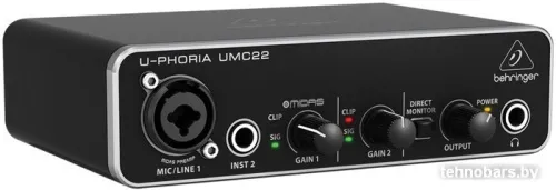 Аудиоинтерфейс BEHRINGER U-Phoria UMC22 фото 5