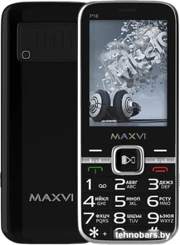 Мобильный телефон Maxvi P18 (черный) фото 3