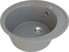 Кухонная мойка Гамма Гранит Granite-17 (темно-серый)