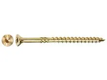 Шуруп конструкционный 4.5х60 по дереву, потай, TORX20 (250 шт в карт. уп.) (STARFIX) (KMWHT-45060)