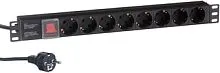 Блок розеток ExeGate ServerPro PDU-19H802 Al-8S-EU1.8CU-SW