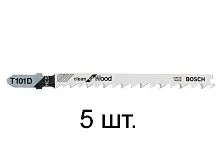 Пилка лобз. по дереву T101D (5 шт.) BOSCH