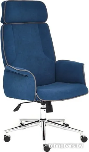 Кресло TetChair Charm (флок, синий) фото 3