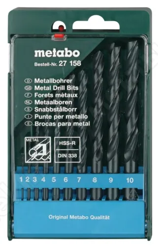 Набор оснастки Metabo 627158000 (10 предметов)
