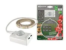Подсветка умная SMD2835-30LED/m-IP20-5В-2,4Вт-6000К(1 м),датчик движ.и освещ.,акк. Li-Ion1100мАч TDM (SQ0331-0501)