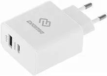 Сетевое зарядное Digma DGW3D (белый)