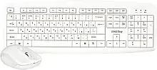 Мышь + клавиатура SmartBuy One 212332AG [SBC-212332AG-W]