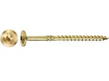 Шуруп конструкционный 6.0х120 по дереву, с прессшайбой, TORX30 (50 шт в карт. уп.) (STARFIX) (WKCP-06120)