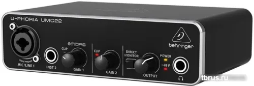Аудиоинтерфейс BEHRINGER U-Phoria UMC22 фото 6