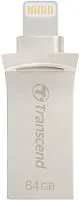 USB Flash Transcend JetDrive Go 500 64GB (серебристый) [TS64GJDG500S]