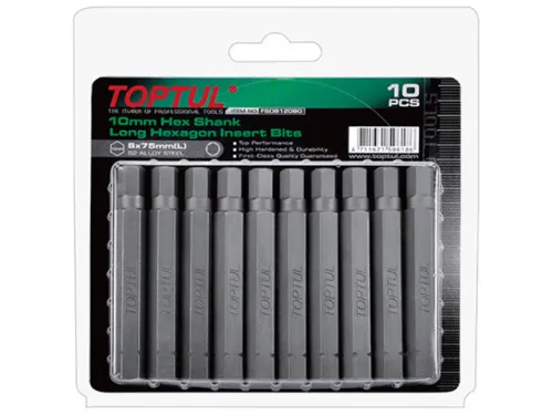 Набор бит Toptul FSDB1210G (10 предметов)