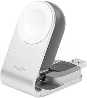 Беспроводное зарядное Moshi Flekto (серебристый)
