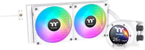 Жидкостное охлаждение для процессора Thermaltake TH240 V2 Ultra EX ARGB Snow Edition CL-W425-PL12SW-A фото 3