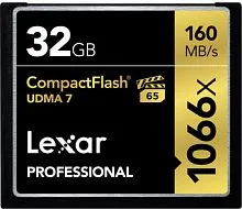 Карта памяти Lexar Professional 1066x CompactFlash LCF32GCRB1066 32GB