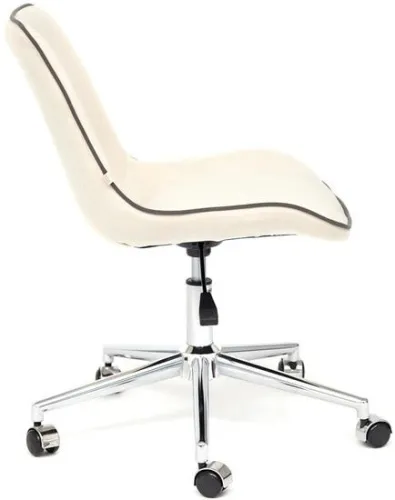 Кресло TetChair Style (флок, молочный) фото 5