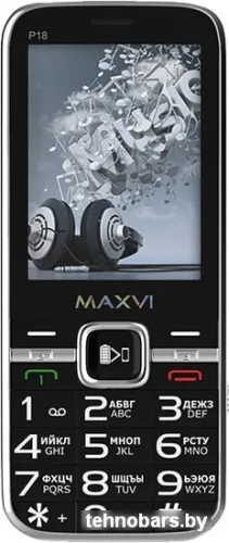 Мобильный телефон Maxvi P18 (черный) фото 4