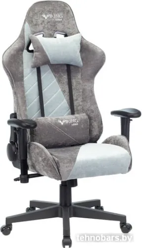 Кресло Бюрократ VIKING X Fabric (серый/серо-голубой) фото 3
