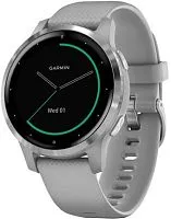 Умные часы Garmin Vivoactive 4s (серый/серебристый)