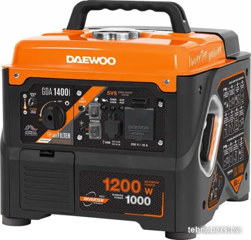 Бензиновый генератор Daewoo Power GDA 1400i фото 3