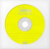 DVD-R диск Mirex 4.7Gb 16x Mirex в бумажном конверте с окном