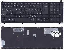 Клавиатура для ноутбука HP Probook 4520S, 4525s черная c рамкой