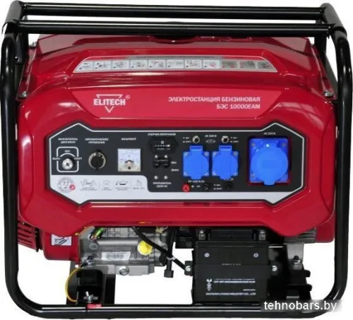 Бензиновый генератор ELITECH БЭС 10000ЕAМ фото 4
