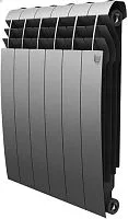 Биметаллический радиатор Royal Thermo BiLiner 500 Silver Satin (12 секций)