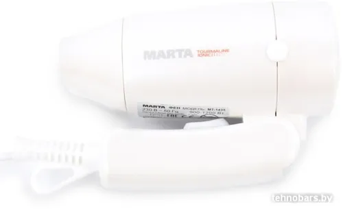 Фен Marta MT-1435 (белый жемчуг) фото 4