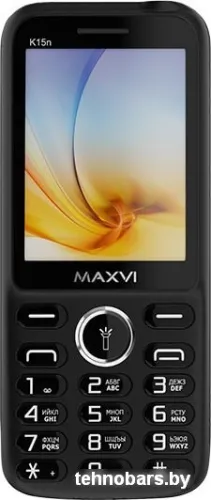 Мобильный телефон Maxvi K15n (черный) фото 5