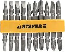Набор бит Stayer 2605-H10
