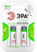 Аккумуляторы ЭРА AA 2700 mAh 2 шт. HR6-2BL