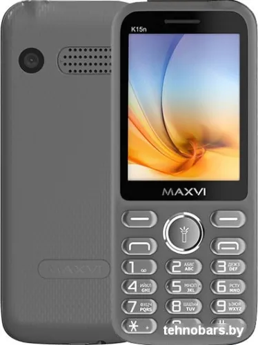 Мобильный телефон Maxvi K15n (серый) фото 3