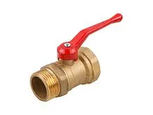 Кран шаровый 1/2" стандарт нар.-вн. ручка PN1,6 МПа; 11Б27п7, Цветлит ЦРБ0059