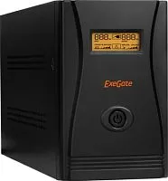 Источник бесперебойного питания ExeGate SpecialPro Smart LLB-1600.LCD.AVR.C13.RJ.USB