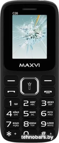 Мобильный телефон Maxvi C26 (черный) фото 4