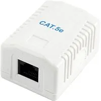 Розетка компьютерная Cablexpert NCAC-1U5E-01