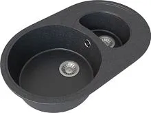 Кухонная мойка Гамма Гранит Granite-03 (черный)