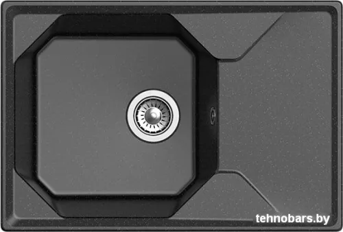 Кухонная мойка GranFest GF-U-740L (черный) фото 4