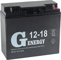 Аккумулятор для ИБП G-Energy 12-18 (12В/18 А·ч)
