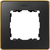Рамка Simon 82 Detail 8201610-242 (графит/золото)