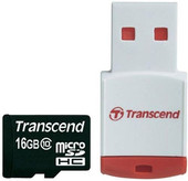 Карта памяти Transcend microSD (Class 10) 16GB (TS16GUSDHC10-P3)