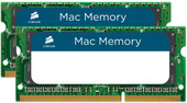 Оперативная память Corsair Mac Memory 2x4GB KIT DDR3 SO-DIMM PC3-10600 (CMSA8GX3M2A1333C9)