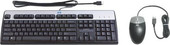 Мышь + клавиатура HP USB Keyboard and Optical Mouse Kit Russian (638214-B21)