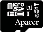 Карта памяти Apacer microSDHC UHS-I (Class 10) 32GB (AP32GMCSH10U1-RA)